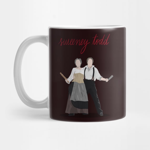 Sweeney Todd and Mrs. Lovett by byebyesally